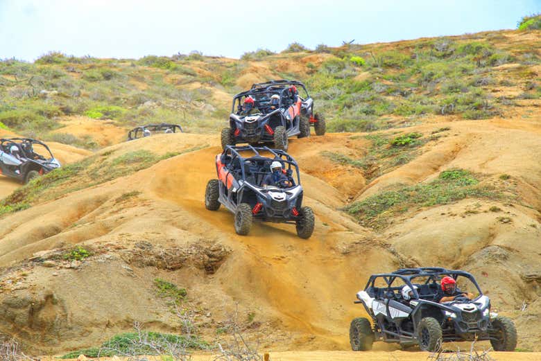 UTV over the sanddunes at Los Cabos
