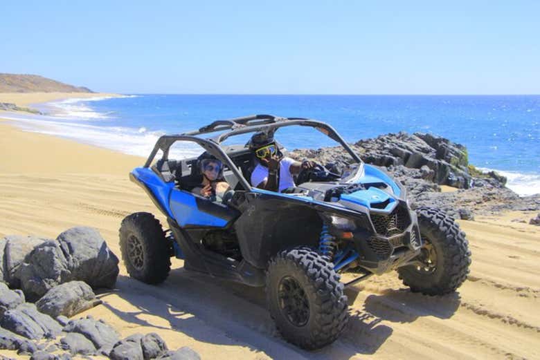 Buggy ride along the sandy beaches