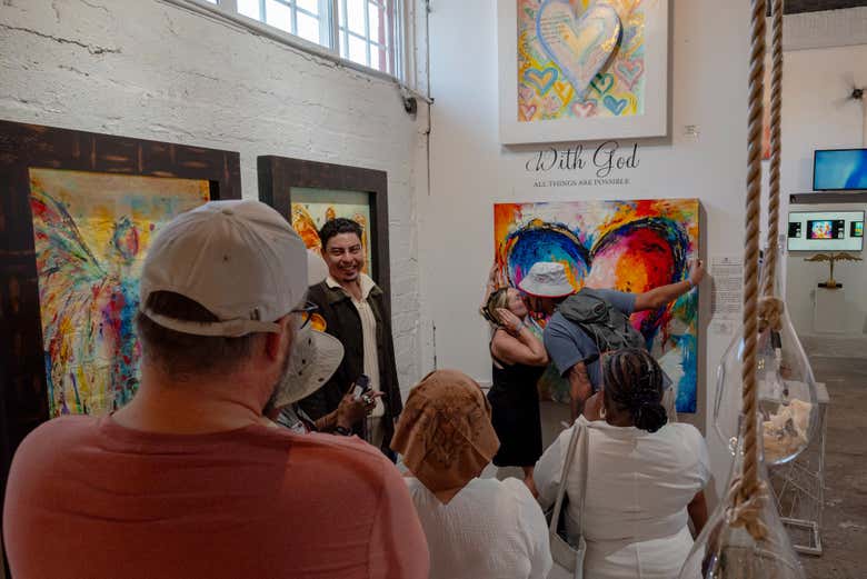 La galería de Iván Guaderrma en el Distrito del Arte