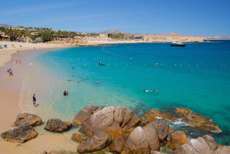 Preciosas aguas turquesas de Los Cabos