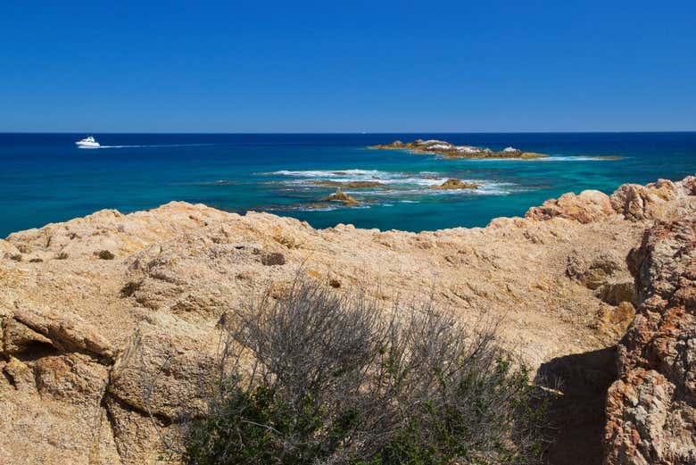 Vistas al mar desde la playa