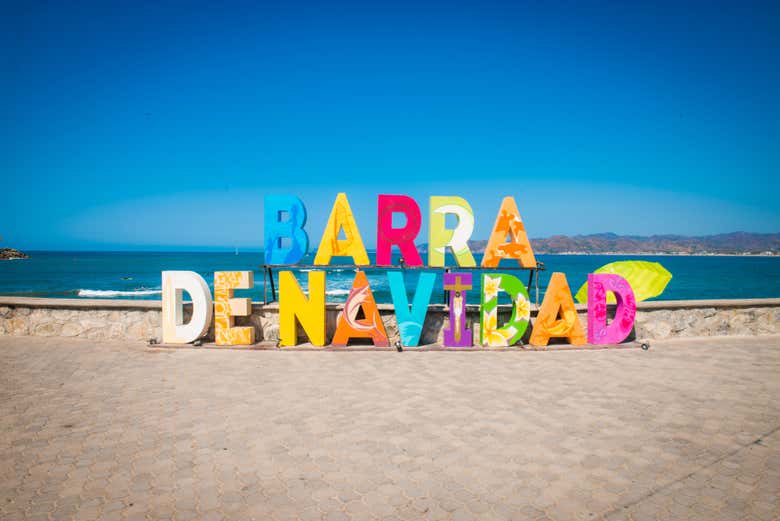 Letras coloridas de Barra de Navidad