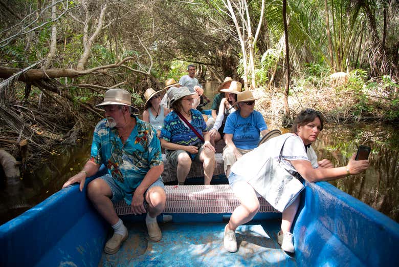 Promenade en bateau sur la lagune