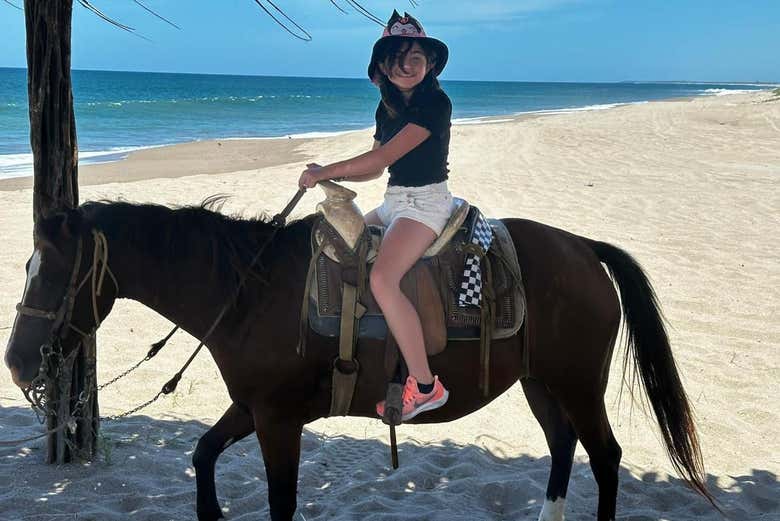 Passeando pela praia de Mazatlán