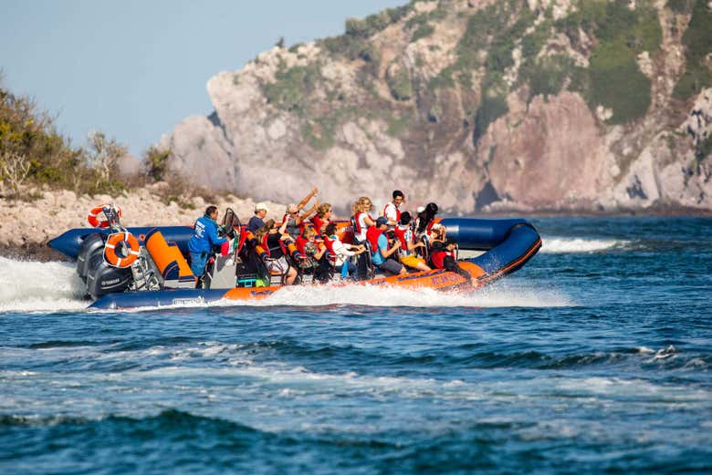 Paseo en lancha rápida por la bahía de Mazatlán
