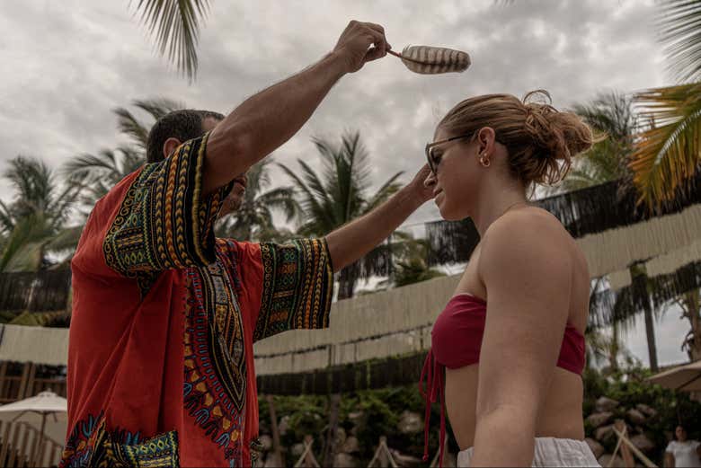 Enjoy a copal cleansing session