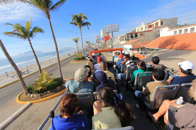 Disfrutando del tour panorámico