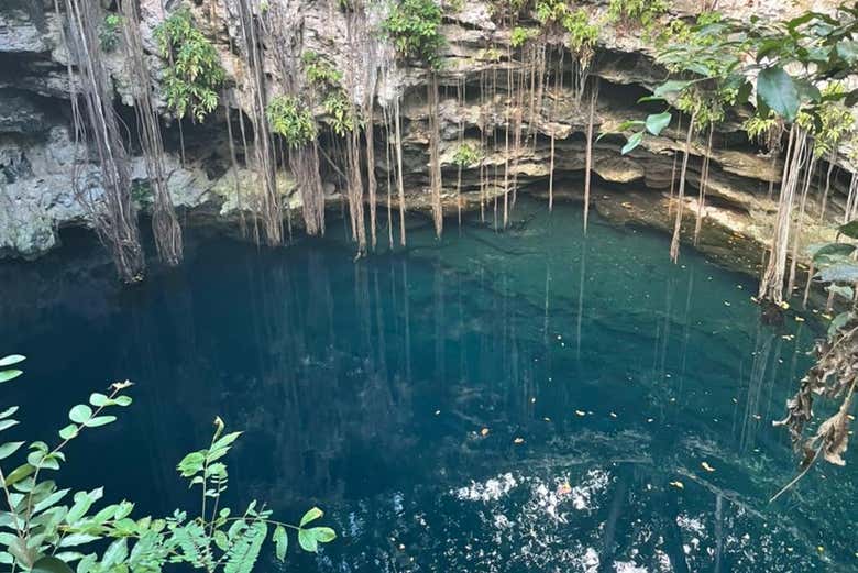 Profitez d'une baignade dans le cénote Lol Ha