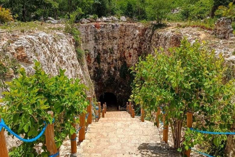 Entrada a un cenote