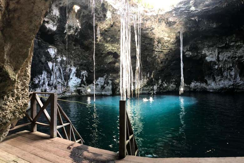 Cenote en Santa Bárbara