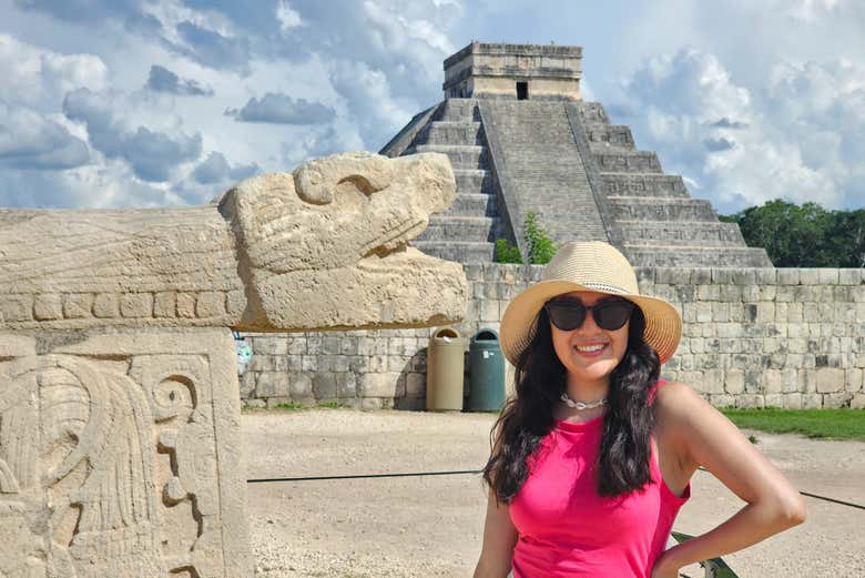 Realizaremos uma visita guiada por Chichén Itzá