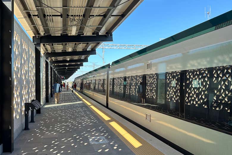 La estación del Tren Maya