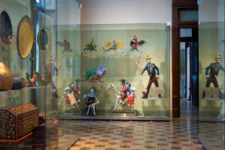 Diferentes objetos expuestos 