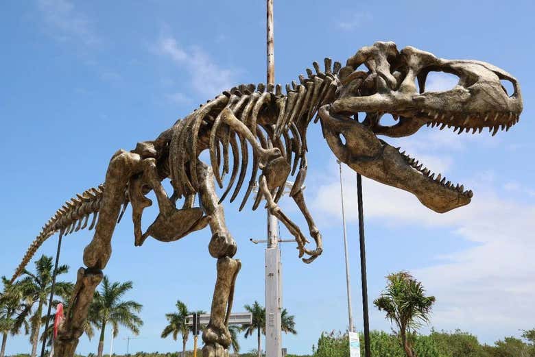 Dinosaurio en Sendero Jurásico