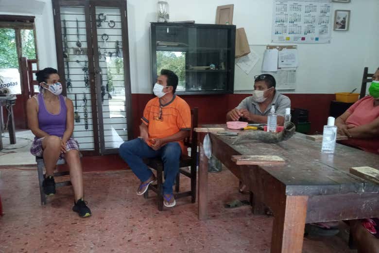 Atelier d'artisanat à Yaxuná