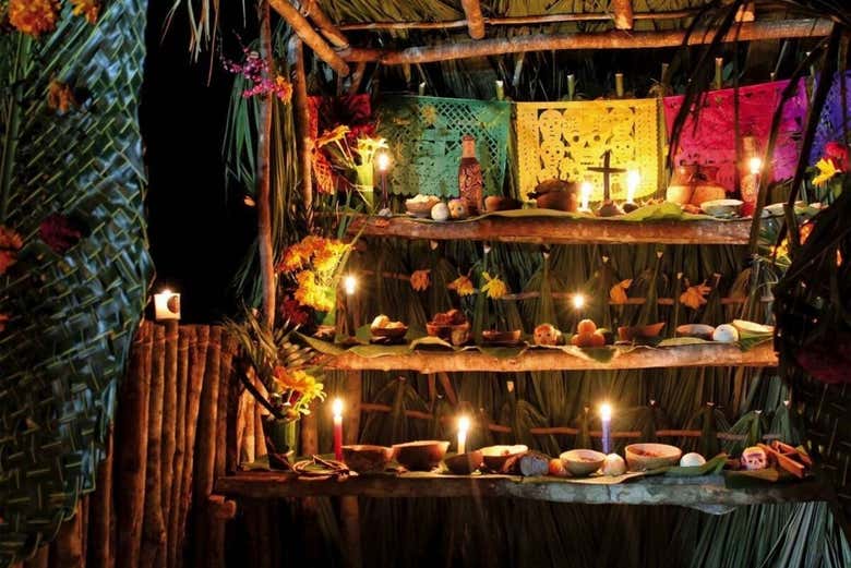 Un altare a Hanal Pixán