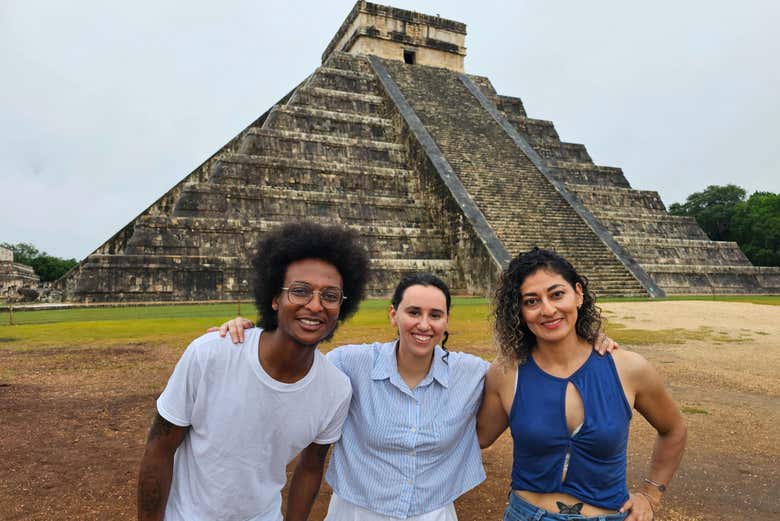 Disfrutando de la excursión a Chichén Itzá