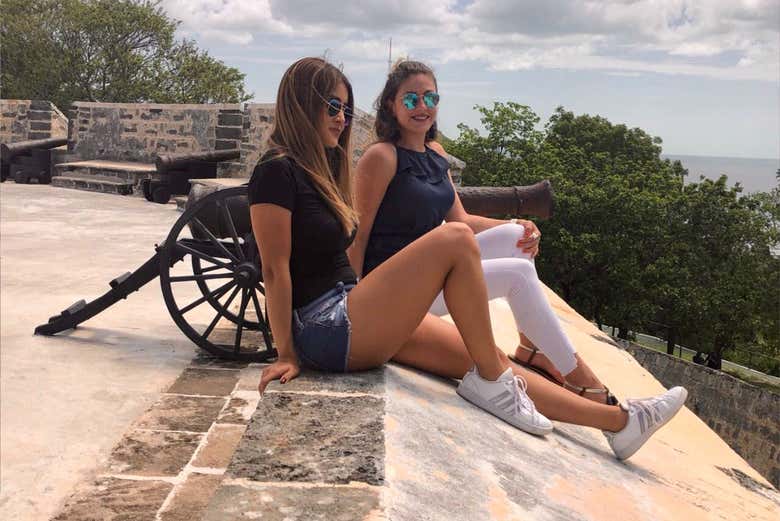 Osservando il panorama dal forte di Campeche