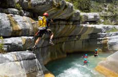 Barranquismo en el cañón de Matacanes