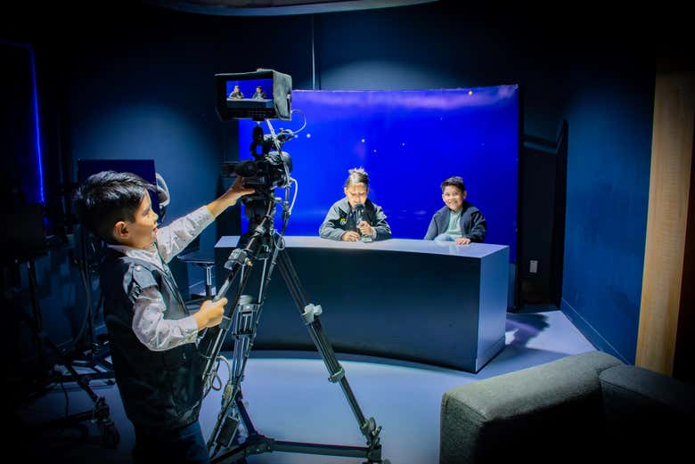 Vocês serão apresentadores ou cinegrafistas por um dia!