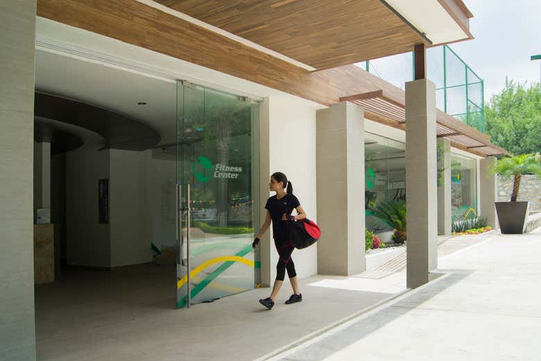 Gimnasio en las instalaciones del club