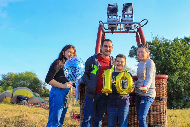 Celebrating a birthday