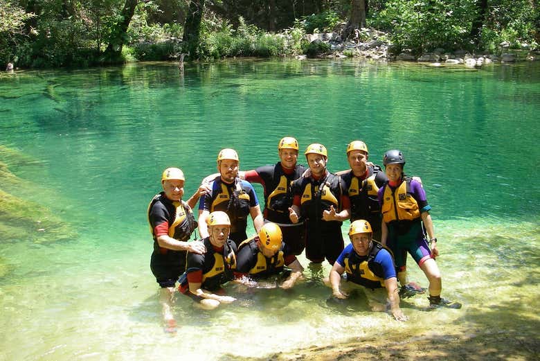 Grupo de canyoning