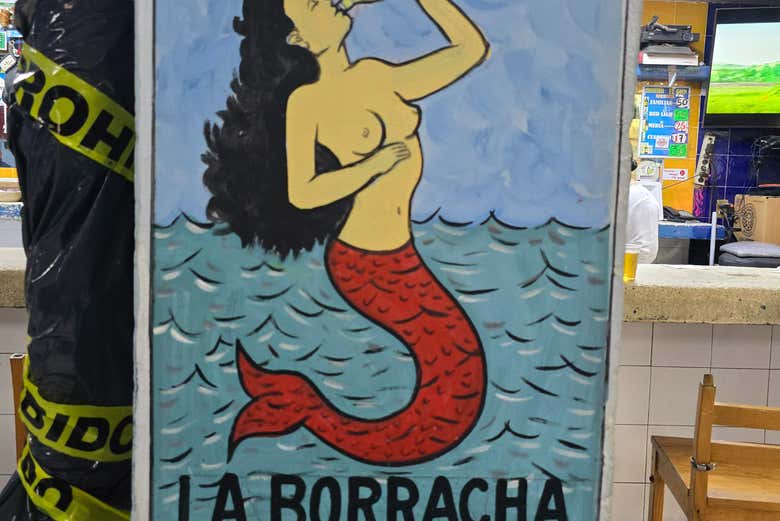 Affiche d'un des bars underground que vous visiterez