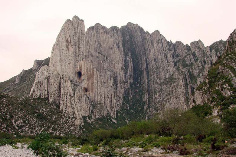 Las impresionantes montañas del parque La Huasteca