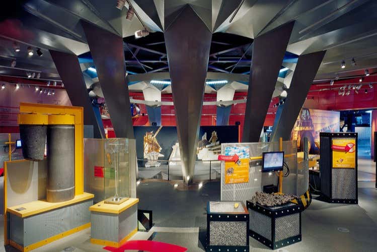 Sala interactiva del museo 