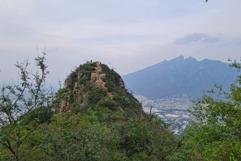 La hermosa vista desde el Cerro del Chupón
