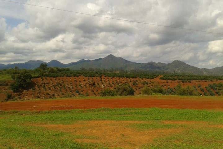 Vista de las montañas desde Tacámbaro