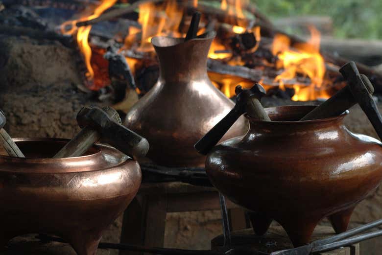 Artesanía en Santa Clara del Cobre