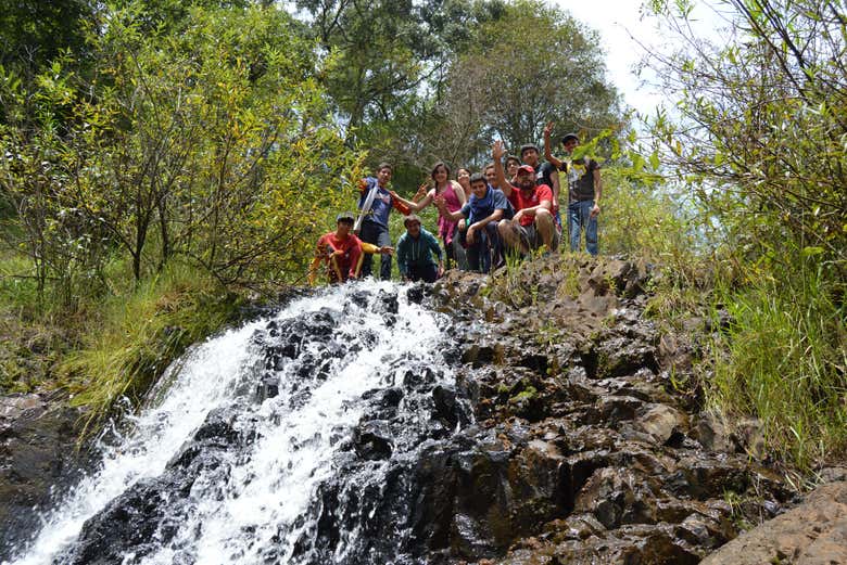 Disfrutando de los alrededores de la presa