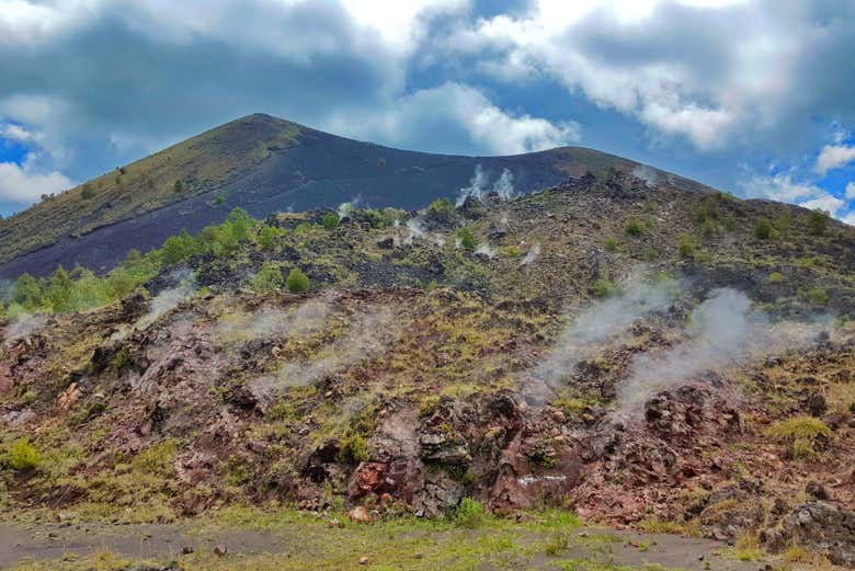 Fumi del vulcano Paricutín