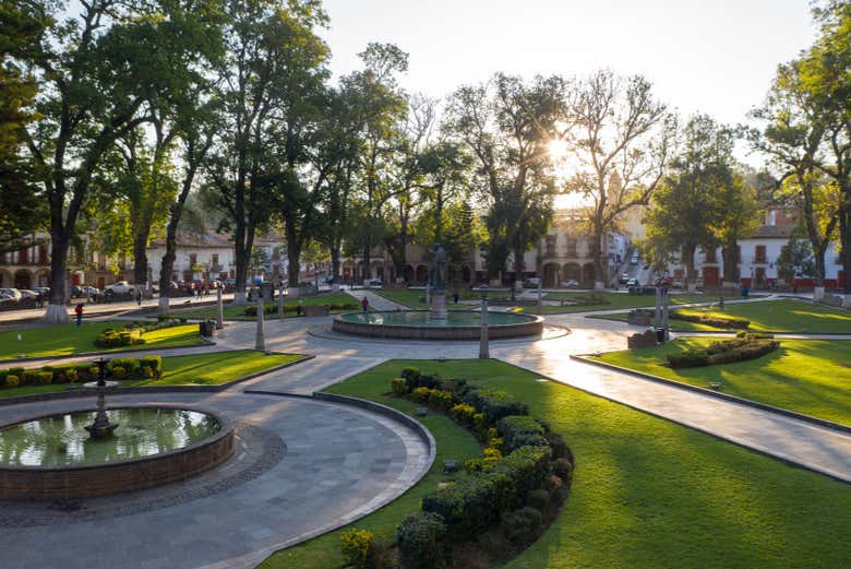Plaza principal de Pátzcuaro