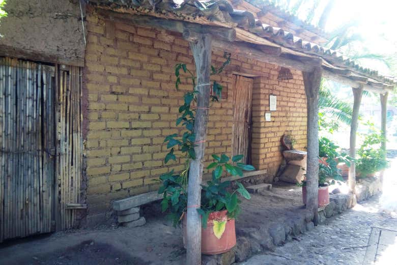 Cabana onde você passará a noite