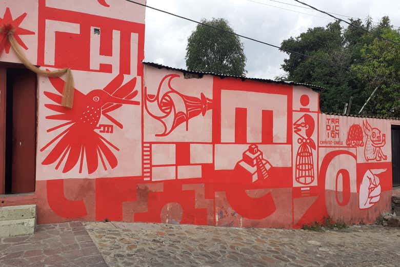 Mural del centro de Oaxaca