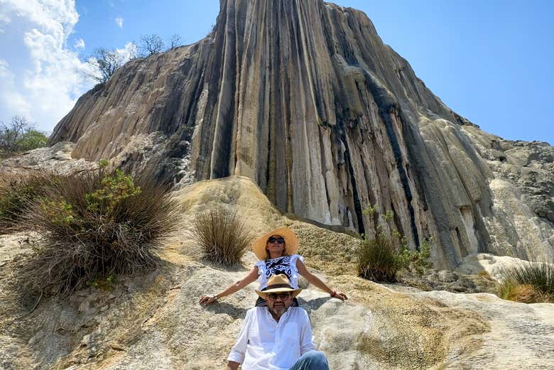 Take a picture on this day trip to Hierve el Agua!