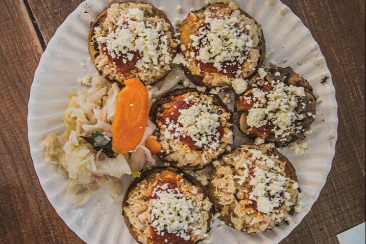 Garnachitas típicas de Oaxaca