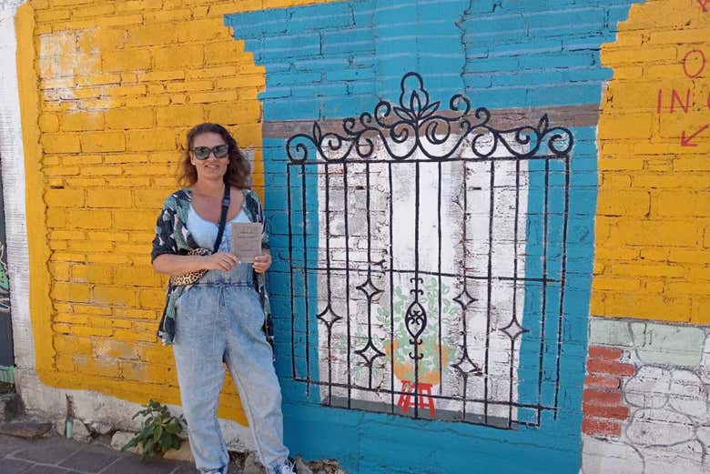 Una ventana de lo más colorida 