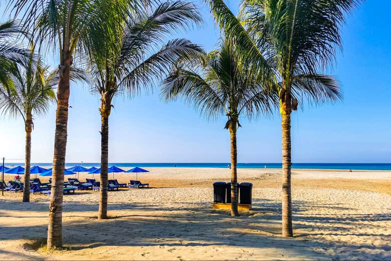 Playa de Zicatela, en Puerto Escondido