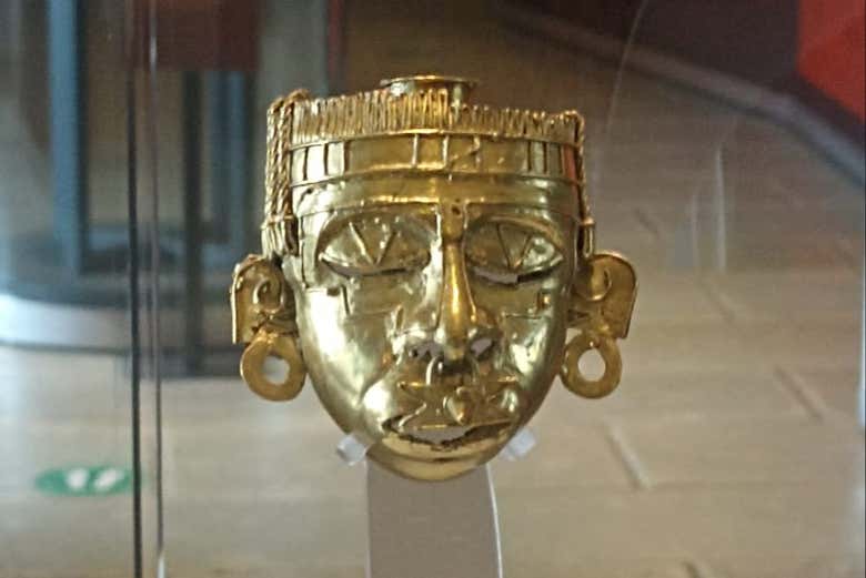 Part of the famous Treasure from Tomb 7 at Monte Alban