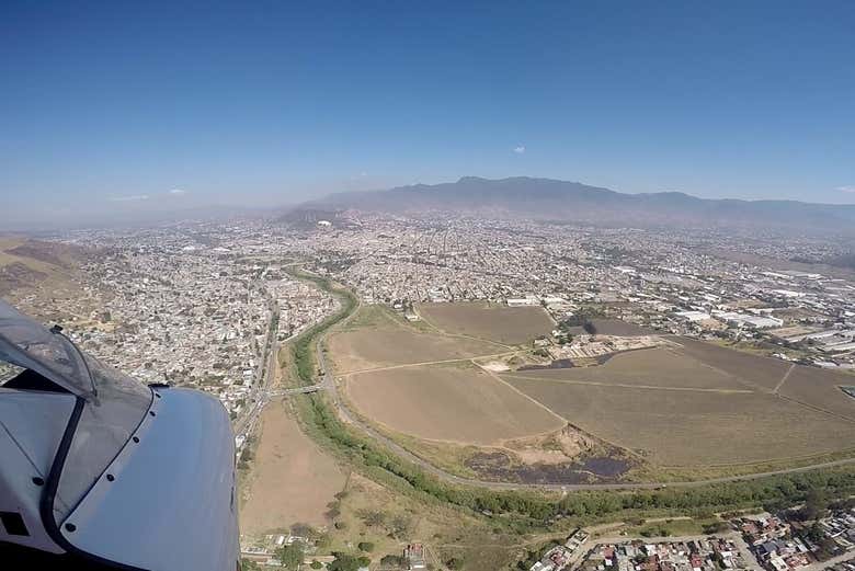 Aerial views of Oaxaca