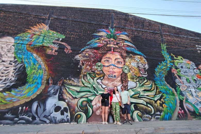 El mural de la Mujer prehispánica
