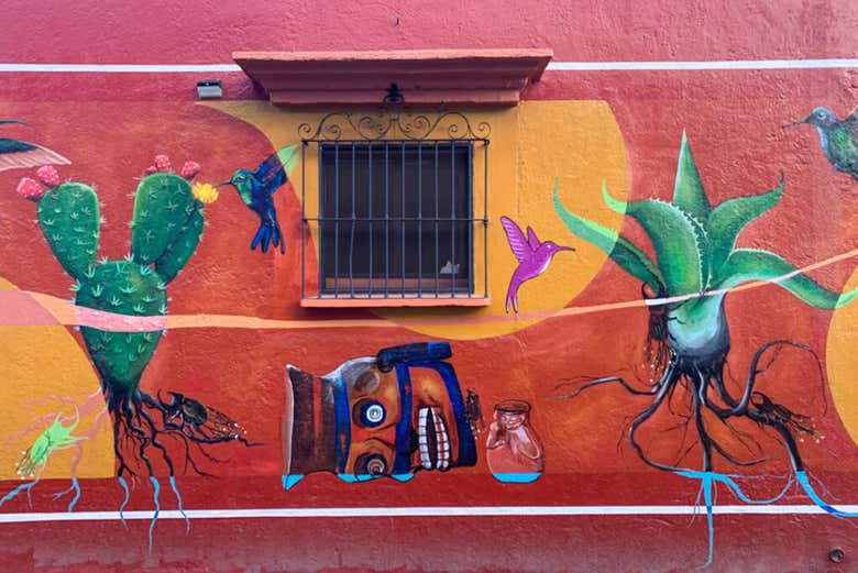 Os haréis fotos con preciosos murales coloridos