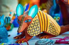 Oficina de alebrijes em San Martín Tilcajete