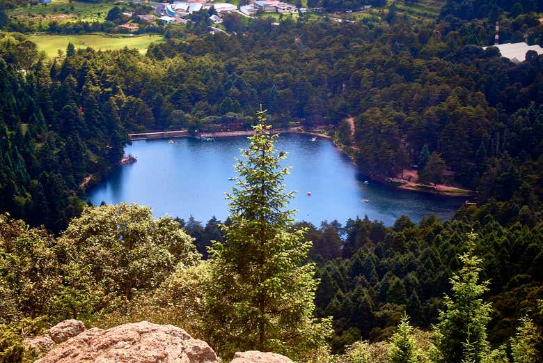 Admirando el paisaje natural de Mineral del Chico