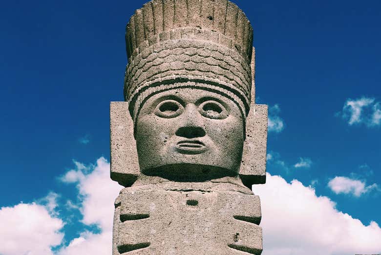 Uno de los atlantes de Tula