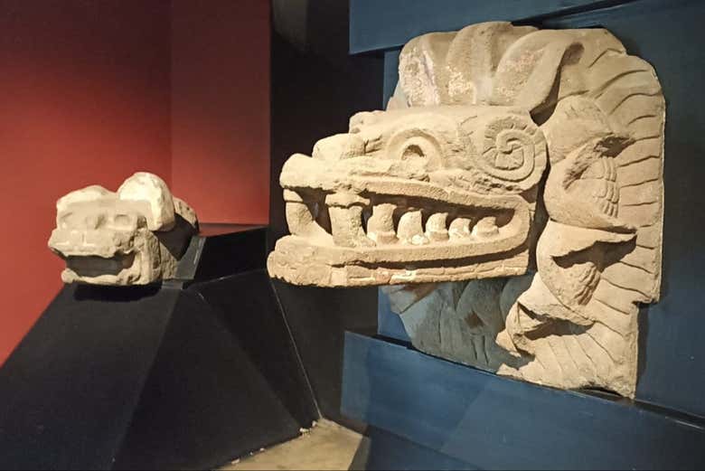 La cabeza de la Serpiente Emplumada